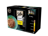 Sheba Delicacy in Jelly Aromaer af fjerkræ 12 x 85 g
