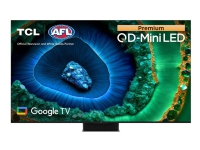 TCL 65C855 - 65 Diagonalklasse C855 Series LED-bakgrunnsbelyst LCD TV - QLED Pro - Smart TV - Google TV - 4K UHD (2160p) 3840 x 2160 - HDR - Quantum Dot, Mini-LED