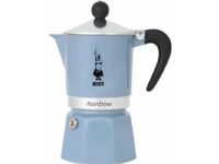 Bialetti 6541, Mokkagryte, 0,13 l, Sort, Blå, Sølv, Aluminium, 3 kopper, 1 stykker