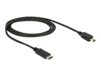 DeLOCK – USB-kabel – USB-C (han) til mini-USB Type B (han) – USB 3.1 – 1 m – sort