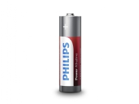 Philips Power Alkaline Batteri LR6P4F/10, Engangsbatteri, AA, Alkalinsk, 1,5 V, 4 stykker, 5 år