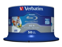 Verbatim DataLife - 50 x BD-R - 25 GB 6x - blekkstråleskrivbar overflate - spindel PC-Komponenter - Harddisk og lagring - Lagringsmedium