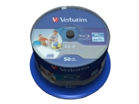 Verbatim DataLife – 50 x BD-R – 25 GB 6x – yta utskrivbar med bläckstråleskrivare – spindel