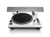 Lenco L-3810, Direktedrevet platespiller, Manuell, Hvit, Aluminium, Metall, Plast, Gummi, Aluminium, 1 s