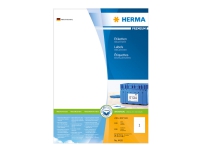 Bilde av Herma Premium - Papir - Matt - Permanent Selv-adhesiv - Hvit - A4 (210 X 297 Mm) 100 Etikett(er) (100 Ark X 1) Laminerte Etiketter
