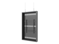 Multibrackets M Pro Series - Innhegning - medium - for flatpanel - høy lysstyrke, ledning - stål - svart - skjermstørrelse: 55 - takmonterbar