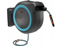 Gardena Batteridrevet vægslangeboks PowerRoll turkis XL 35m, sæt