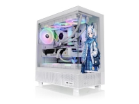 Thermaltake View 270 - SP Edition - mid tower - utvidet ATX (E-ATX) - sidepanel med vindu (herdet glass) - ingen strømforsyning (PS/2) - snø - USB/lyd