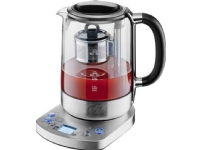 Solis Tea Kettle Automatic 5518 - Wasserkocher mit Temperatureinstellung - Teekocher mit Timerfunktion - Silber (SO209)
