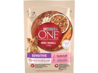 PURINA One Mini/Small Sensitive Salmon with rice - Vådt hundefoder - 85 g