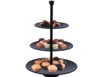 Excellent Houseware 3-etagers fad til kager kage frugt slik universal