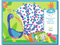 DJECO Its All About the Dots Painting, Penselsett for barn, 1,56 år, Flerfarget