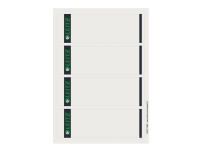 Leitz - Hevearmetikett - grå (en pakke 400) - for P/N: 10700000, 10720000, 10730000, 10920000, 11900000, 11940000