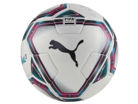 PUMA teamFINAL 21.3 FIFA Quality, Blå, Rød, Rose, Hvid, Puma White-Rose Red-Ocean Depths-Puma Black-Omphalodes, Udendørs, FIFA, Imiteret læder, Skum, Gummi, 1 stk