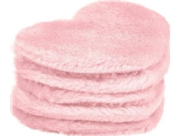 GLOV_Heart Pads makeup remover pads Rosa 5stk.
