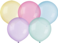 Gemar Transparente ballonger, ulike farger, Mix, G150, 48 cm, 25 stk.