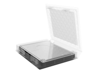 ICY BOX IB-AC6251 - Beskyttelsesboks for harddisk - kapasitet: 1 harddiskstasjon (2,5) - gjennomsiktig PC-Komponenter - Harddisk og lagring - Harddisk tilbehør