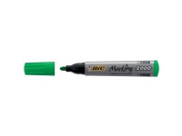 BIC Marking 2000 - Markør - permanent - grønn - alkoholbasert blekk - 1.7 mm (en pakke 12) Skriveredskaper - Markør - Permanenttusj