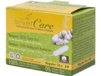Masmi Silver Care tamponger uten applikator laget av økologisk bomull Vanlige 18 stk