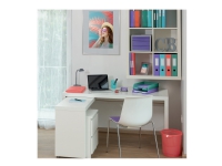 Esselte Colour"Breeze Extra Capacity - Boksfil - bokryggbredde: 40 mm - for A4 (210 x 297 mm) - kapasitet: 350 ark - translucent coral'