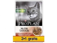 PURINA NESTLE Purina Pro Plan Sterilised Wołowina 85g 3+1