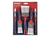 Home it Work® Premium  pensler i sæt á 2 rund Ø15/18 mm og 3
