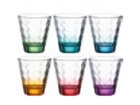 LEONARDO Optic, Forskellige farver, Glas, 6 stk, Kegle, 215 ml, 850 mm