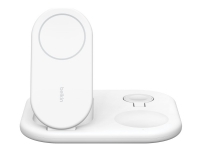 3-in-1 MagSafe Compatible Qi2 Wireless Stand/Pad, white