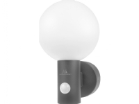 Maclean flomlys LED-lampe med Maclean bevegelsessensor, PIR bevegelsessensor, grå farge, 15W, IP65, 1600lm, nøytral hvit farge (4000K) MCE515 GR