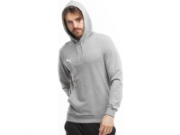 Herrebluse Puma Team Goal Casuals Hettegenser grå 658618 33 (L)