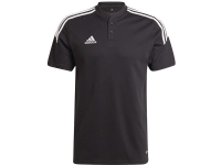 T-skjorte for menn Adidas Condivo 22 Polo svart H44105 (S)