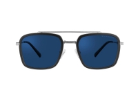Gunnar Optiks EDI-12311, Unisex, firkant, Mote, Rustfritt stål, Rustfritt stål, Blå