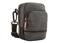 Case Logic Era - Skulderveske for kamera - polyester, melangestoff - grå, svart
