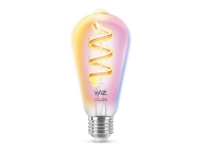 E27 Lyspære filament ST64 6,3W Wifi 2700-6500 Kelvin fullfarge RGB