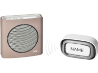 Orno EXTEL diBi Flash Soft trådløs batteriklokke, brun