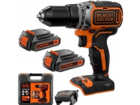 Black+Decker BLACK+DECKER 18V borrskruvdragare BL186KB 52Nm 2x2.0Ah BL