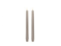 Produktfoto för Uyuni - LED Taper Candle - Stearinljus - Sandstone/Smooth - 2,3x25 cm - 2,3 x 25 cm