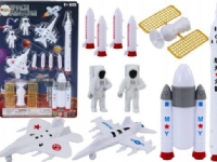 Figur LeanToys Romfigurer Astronauter Raketter 11El