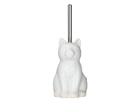 WENKO 24144100, Toalettbørste og holder, Hvit, Keramisk, 140 mm, 170 mm, 220 mm