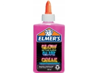 Elmers ELMER"S Glow in the Dark håndverkslim rosa 147 ml vaskbart håndverkslim'