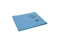 Microfiberklud r-MicronQuick 40x38cm Svanemærket blå 70% genbrugsplast,5 stk/pk