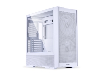 Lian Li LANCOOL 206, Tower, PC, Hvit, ATX, Micro ATX, Mini-ITX, Stål, Herdet glass, Spilling