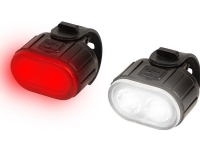 Blås oppladbart LED-sykkellys for foran og bak USB BL-01 sett