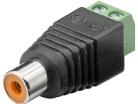 Wentronic 76741 2-polig RCA Schwarz - Grün Kabelschnittstellen-/adapter (76741)