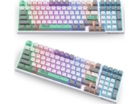 Onikuma-tastatur ONIKUMA G38 Mekanisk spilltastatur RGB: Farge - hvit/grå