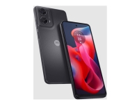 Motorola Moto G24 – 4G smartphone – dual-SIM – RAM 4 GB / Intern hukommelse 128 GB – microSD slot – LCD-skærm – 6.56 – 1612 x 720 pixels (90 Hz) – 2x bagkameraer 50 MP, 2 MP – front camera 8 MP – mat kul