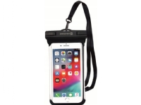 Swissten 32900800, Veske beholder, Universell, iPhone XS Max and smaller, 16,5 cm (6.5), Sort, Gjennomsiktig