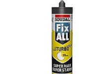 Soudal montagelim 290ml - Fix all turbo grå slutstyrke 380 T/m² & hurtig hærdning