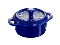 STAUB GAVEGIVE Mini cocotte rund 200 ml, blå