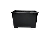 Home it Work® Firkantet rullespand 14 liter sort